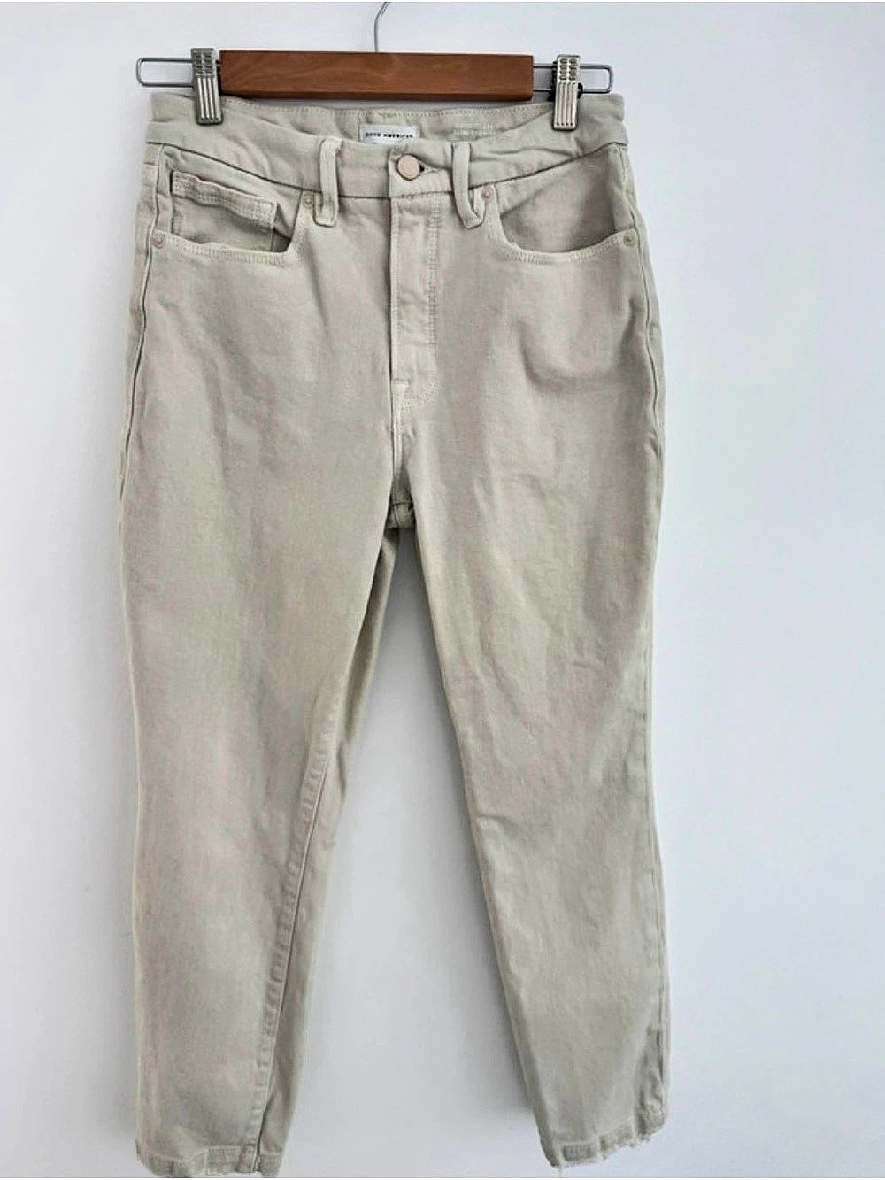 Good American Good Legs Straight Women's Straight Leg Jeans in Bone